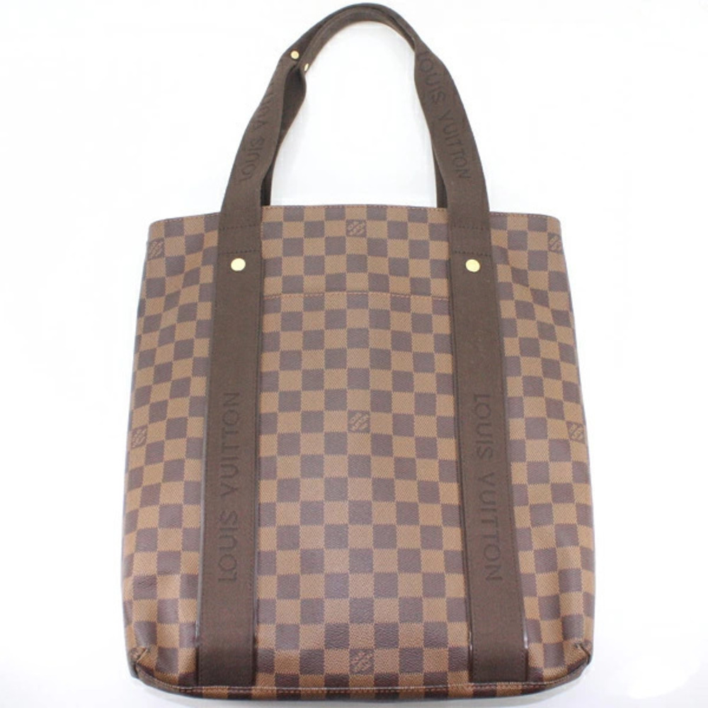 Louis Vuitton handbag bag tote Cabas Beaubourg Damier Brown